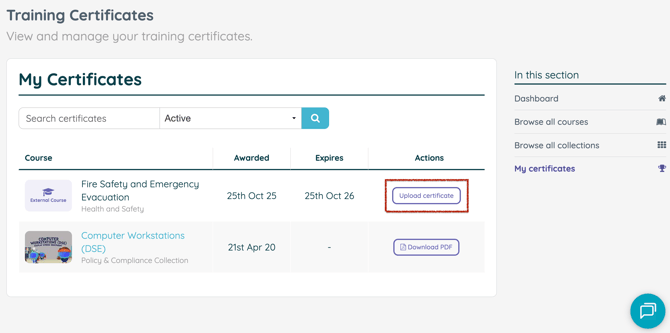 External Certificates 2