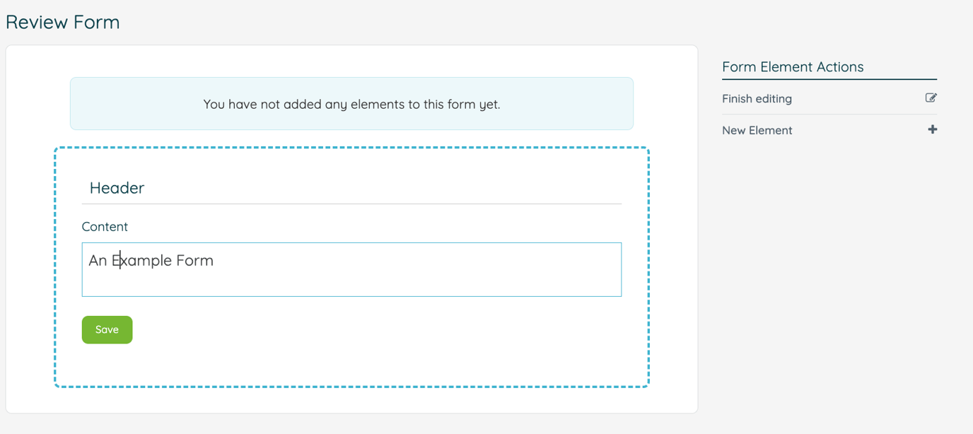 How can I create a custom form for my organisation?