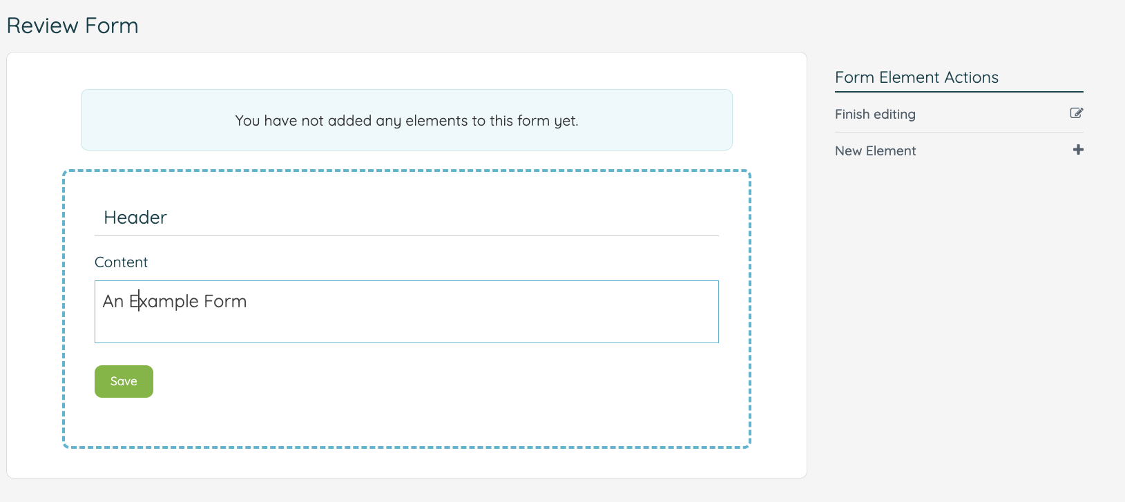 How can I create a custom form for my organisation?